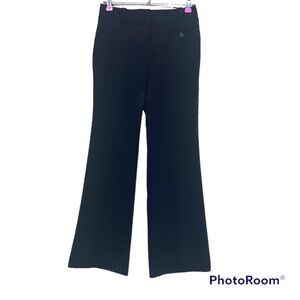 LOFT Ann Taylor Black Julie Trouser Sz 0